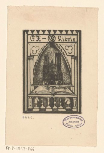 Ex libris of J.C.A. Oskam