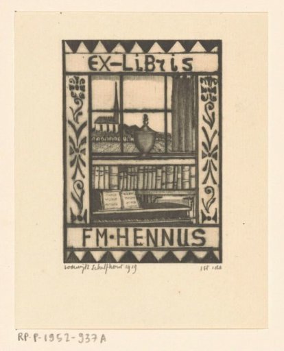 Ex libris of Michiel Frederik Hennus