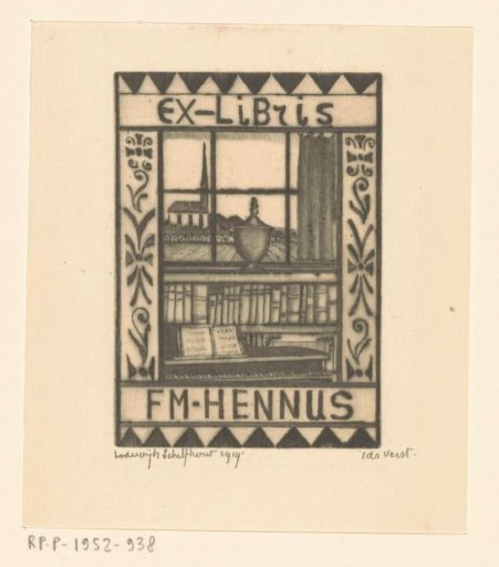 Ex libris of Michiel Frederik Hennus