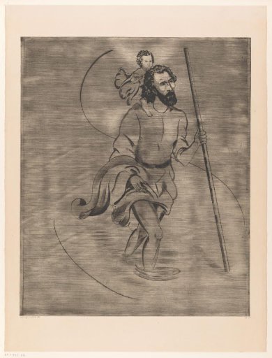 Saint Christopher with the Christ Child