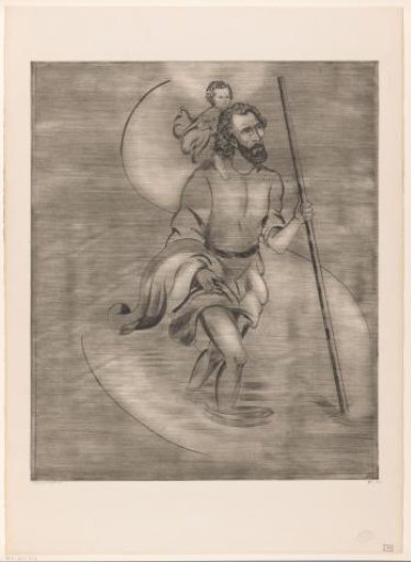 Saint Christopher with the Christ Child