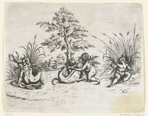 Four putti
