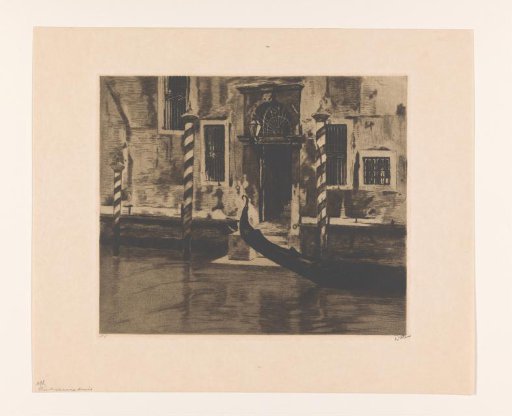 Canal with Gondola in Venice