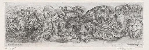 Frieze with panther