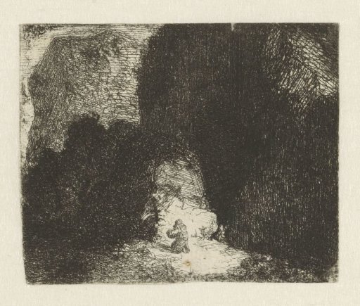 Praying hermit