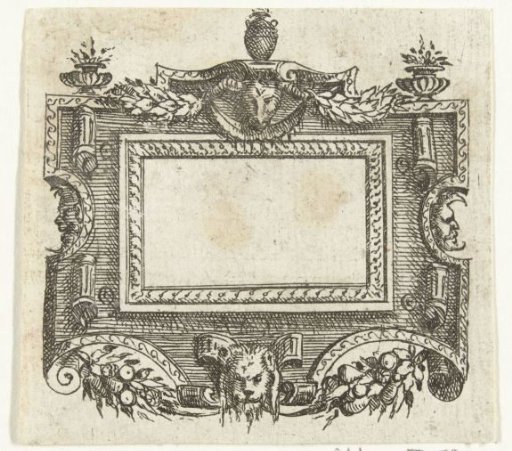 Rectangular cartouche