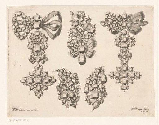 Five designs for jewelry