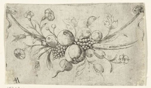 Garland of fruit and flowers
