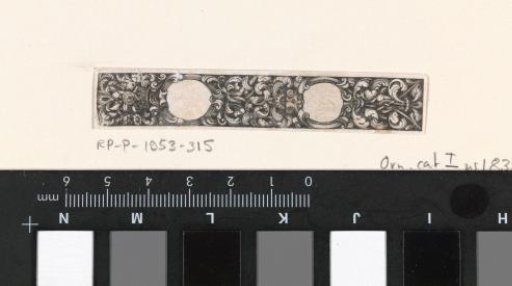 Strip with two oval medallions