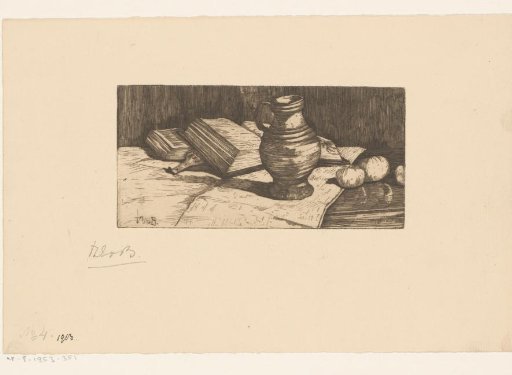 Jug with an Open Book