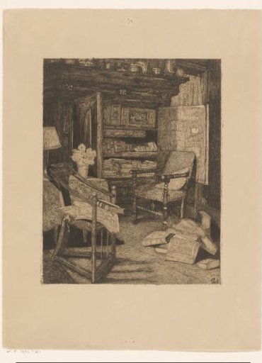 Old Dutch Cabinet with Books