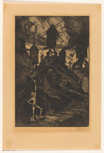 Don Quixote and the windmills