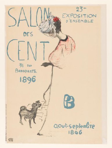 Poster for the Salon des Cents