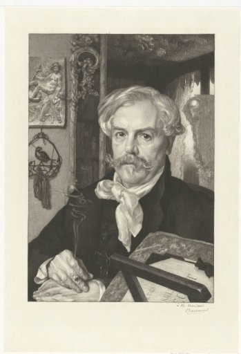 Portrait of the Author Edmond de Goncourt