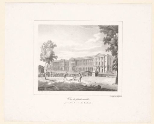 View of the Hôtel de la Marine from the Terrace of the Tuileries