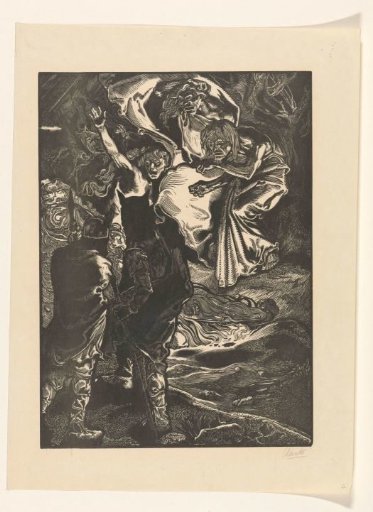Macbeth and Banquo Meet the Three Witches