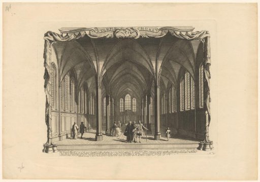 Interior of the Temple Church in London
