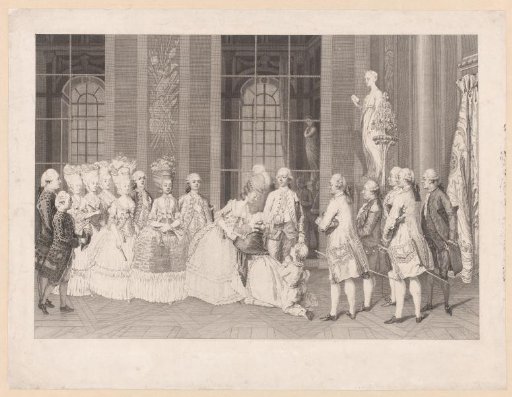 Announcement of the Freedom of the Husband of Mme. de Bellegarde by the Queen