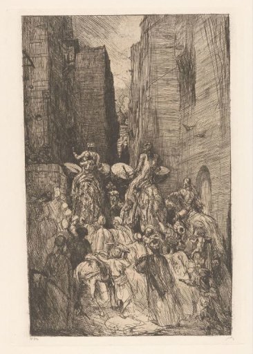 Wedding procession with camels in Cairo