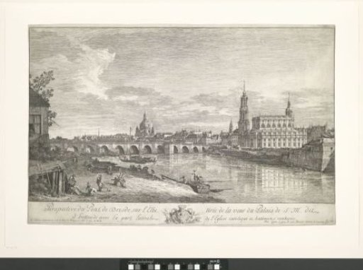 Augustus Bridge over the Elbe at Dresden