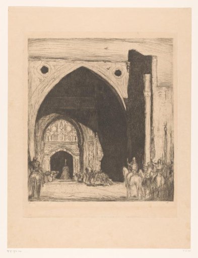 Greeting of the Sultan under a Gate