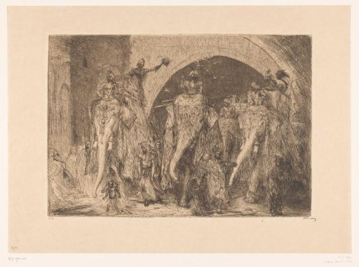 Procession with Elephants