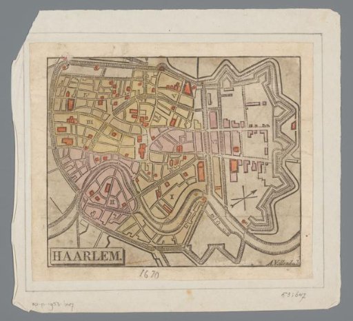 Plan of Haarlem
