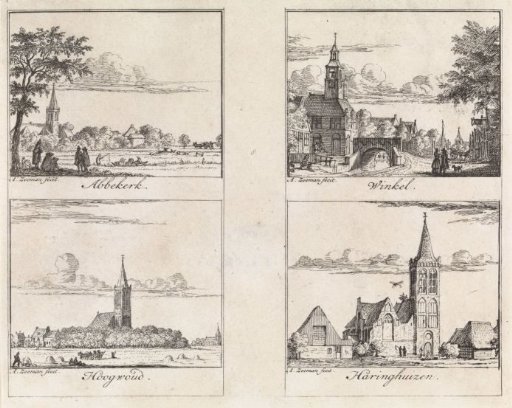 Views of Abbekerk, Hoogwoud, Winkel and Haringhuizen