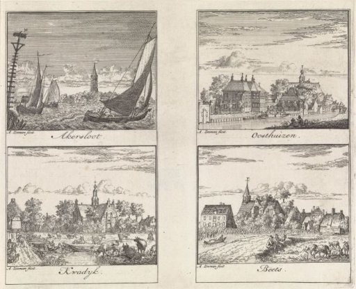 Views of Akersloot, Kwadijk, Oosthuizen and Beets