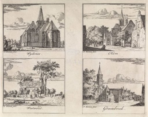 Views of Wijdenes, Westwoud, Hem and Grootebroek