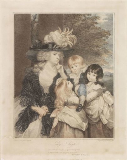 Portrait of Lady Smith with her three children