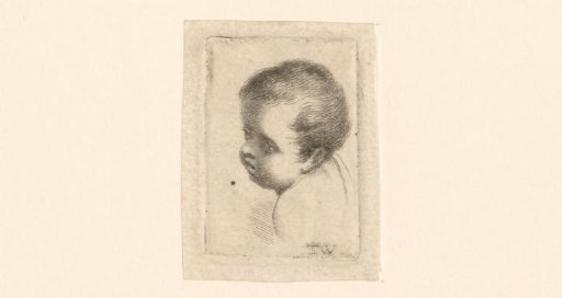Head of a Toddler, Looking to the Left