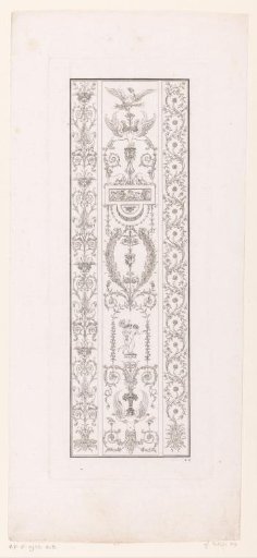 Arabesques with eagle and angels