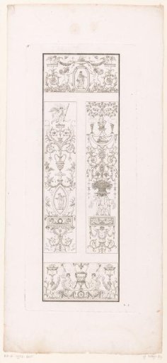 Four panels with arabesques