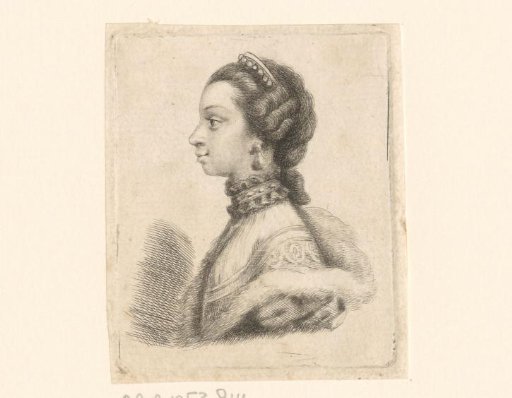 Portrait of an Unknown Woman with Pearls in Her Ear