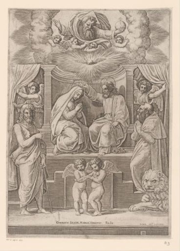 The Virgin Crowned by Christ