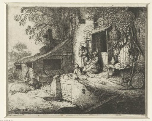 Woman Spinning in Front of a House
