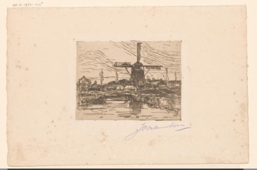 Sailing with houses and a windmill