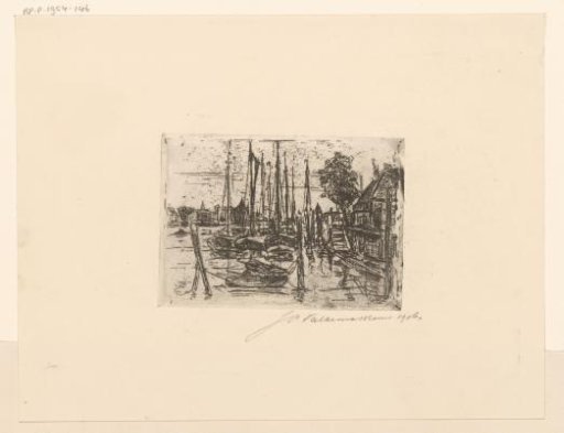 Moored boats at a quay