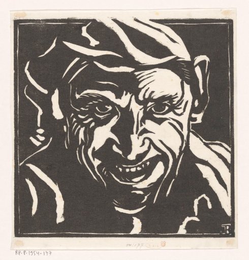 Head of a Smiling Man
