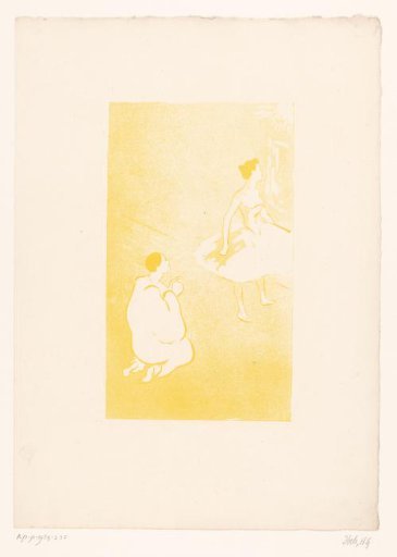 Man in Adoration for His Beloved Ballerina