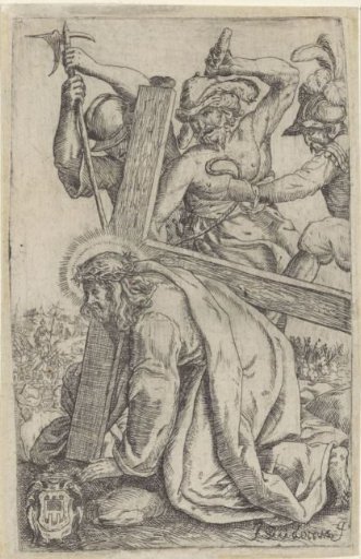 Christ Faints Under the Weight of the Cross
