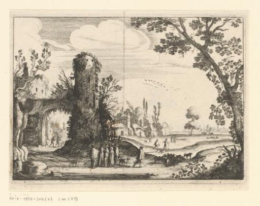Landscape with Ruin and Goatherd