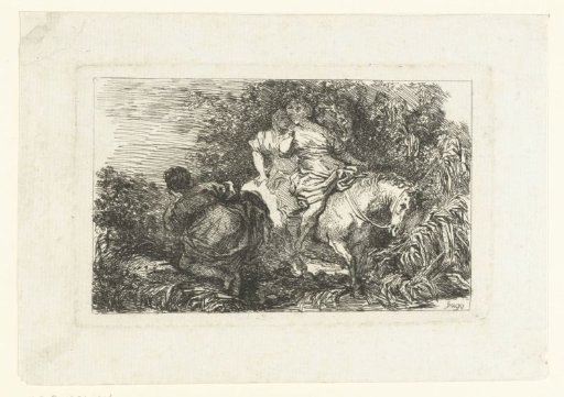 Two Women on Horseback