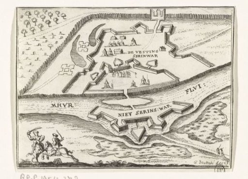 Plan of Zrin and Novi Zrin