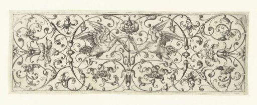 Two Fighting Herons