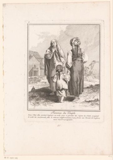 Two women with a child
