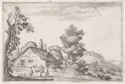 Landscape with a farmhouse