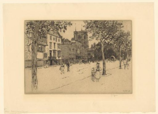 View of the Chelsea Old Church in London