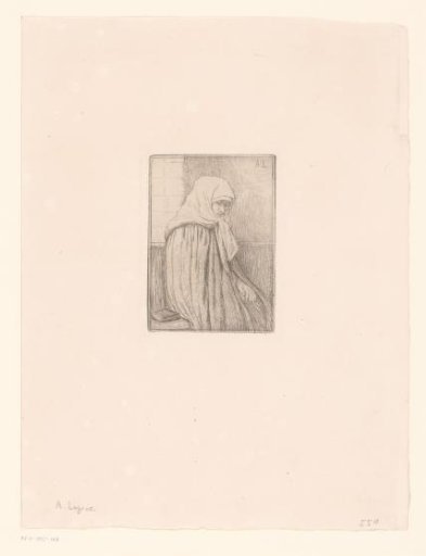 Breton woman with headscarf